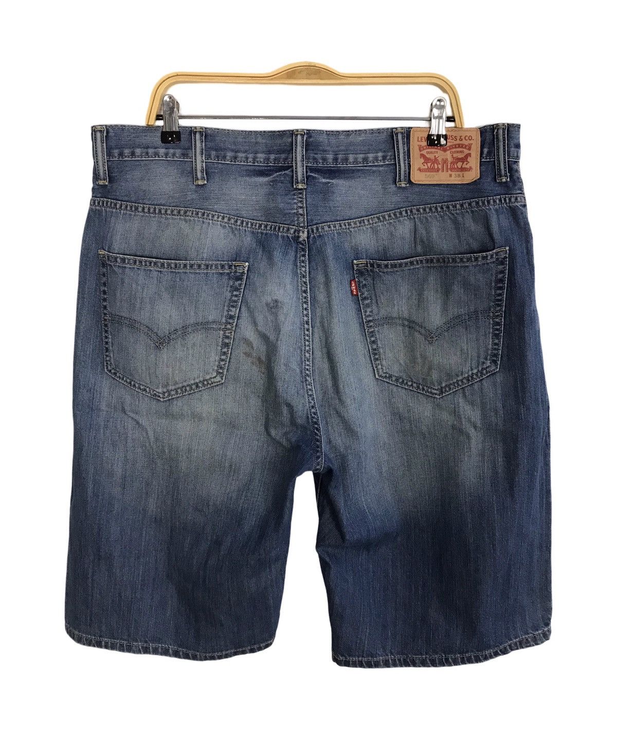 Japanese Brand × Levi's Vintage Levi’s 569 Workwear Short Pants Zipper Style Size US 38 / EU 54 - 2 Thumbnail