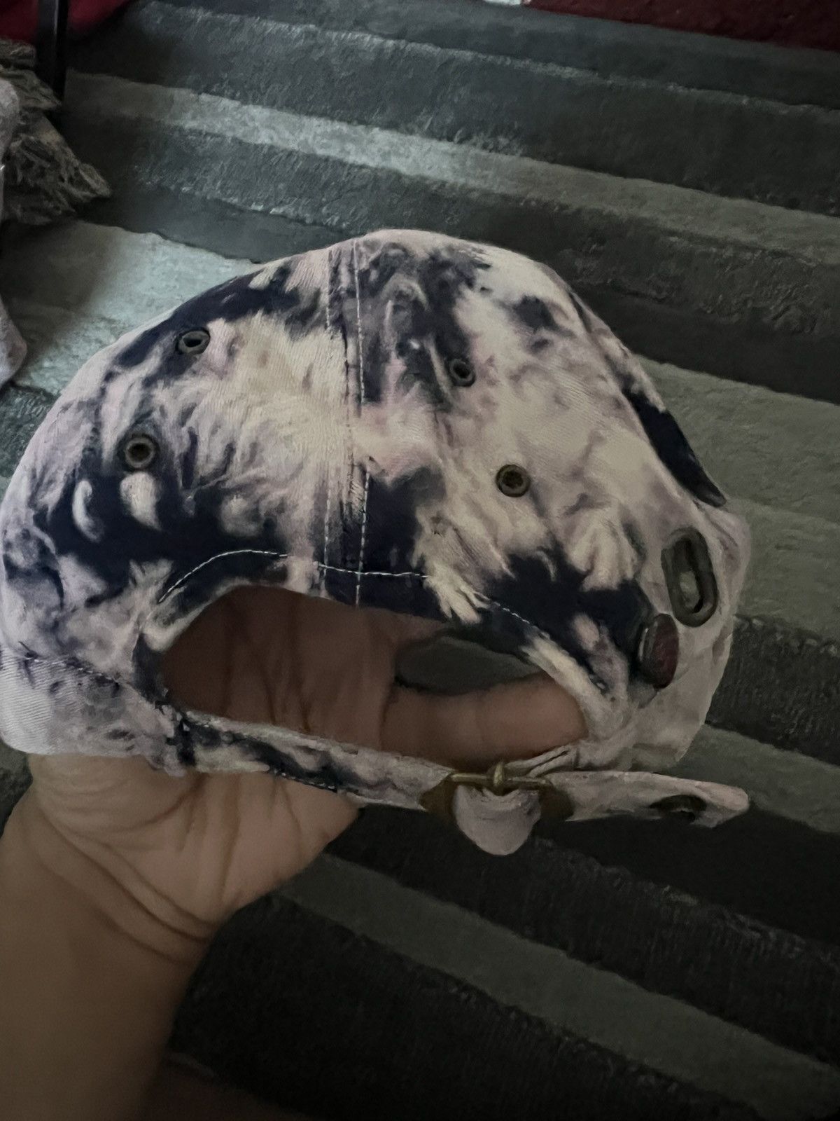 Kapital kapital rain skull embroidery cap hat pink tie dyed limited Size ONE SIZE - 2 Thumbnail