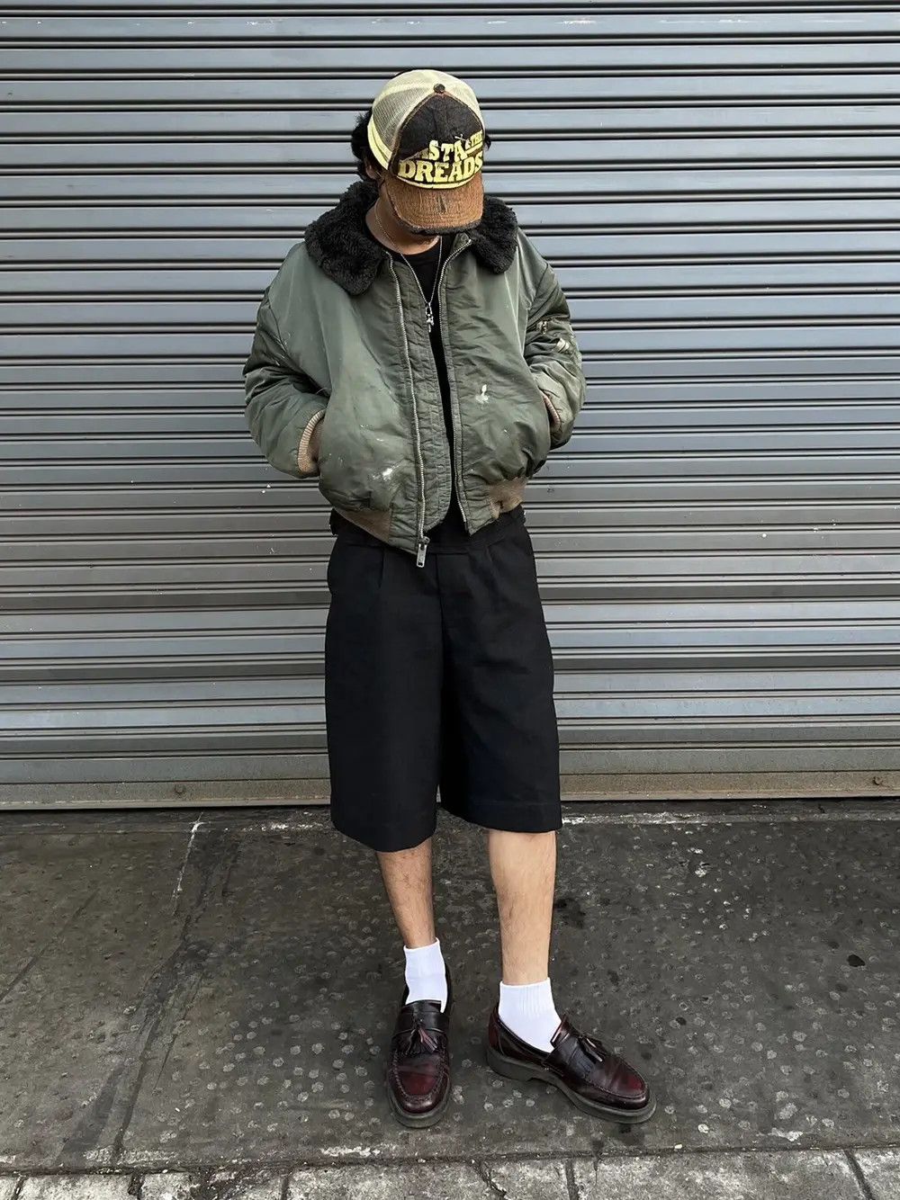 Vintage SOLD* Vintage 70s Golden Fleece Bomber Military Jacket Size US L / EU 52-54 / 3 - 3 Thumbnail