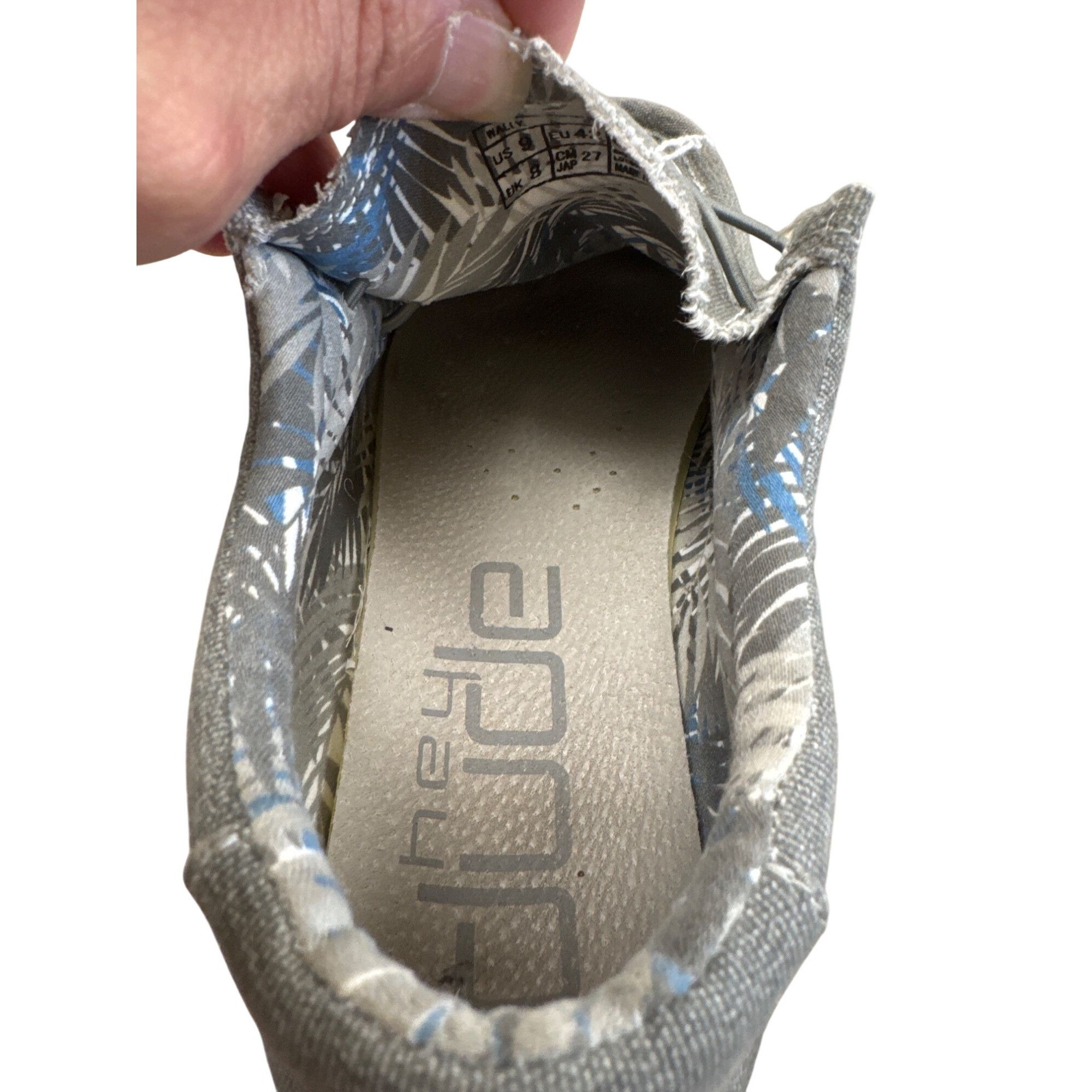Other Hey Dude Wally Mens Gray Casual Slip-On Loafers Shoes Size 9 Size US 9 / EU 42 - 10 Thumbnail