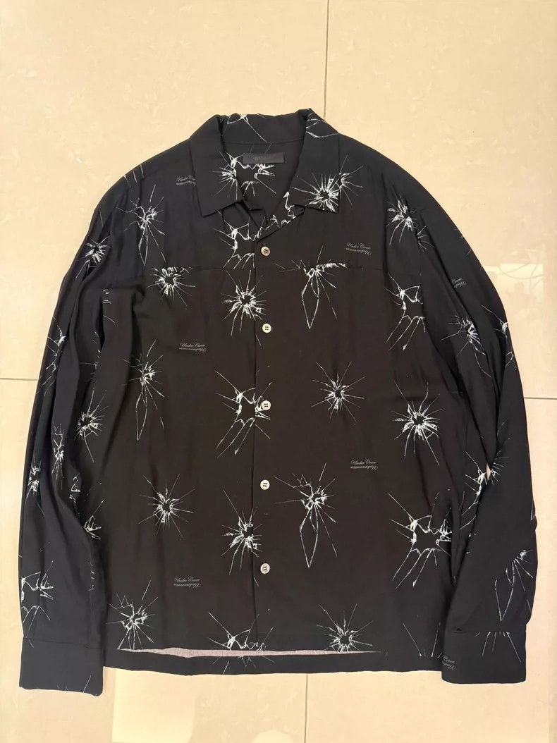 Undercover Undercover 20ss Broken Glass Print Cuban Collar Shirt Size US L / EU 52-54 / 3 - 1 Thumbnail