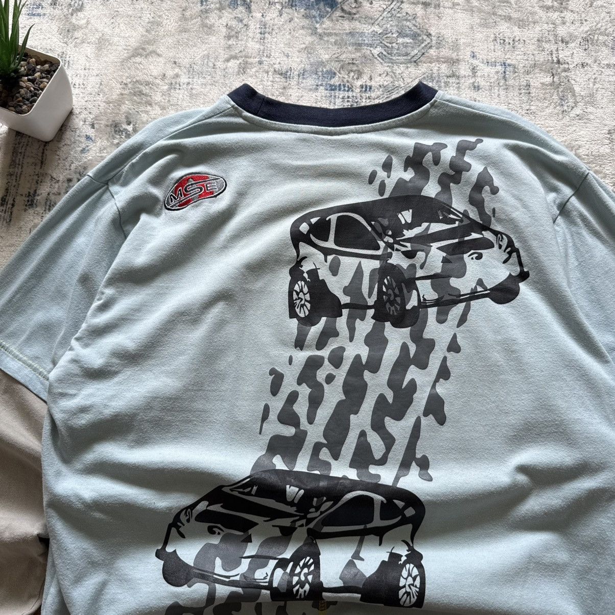 Ford 📌 Crazy Vintage Ford Racing Y2K Graphic 00s Longslevee Size US L / EU 52-54 / 3 - 12 Thumbnail