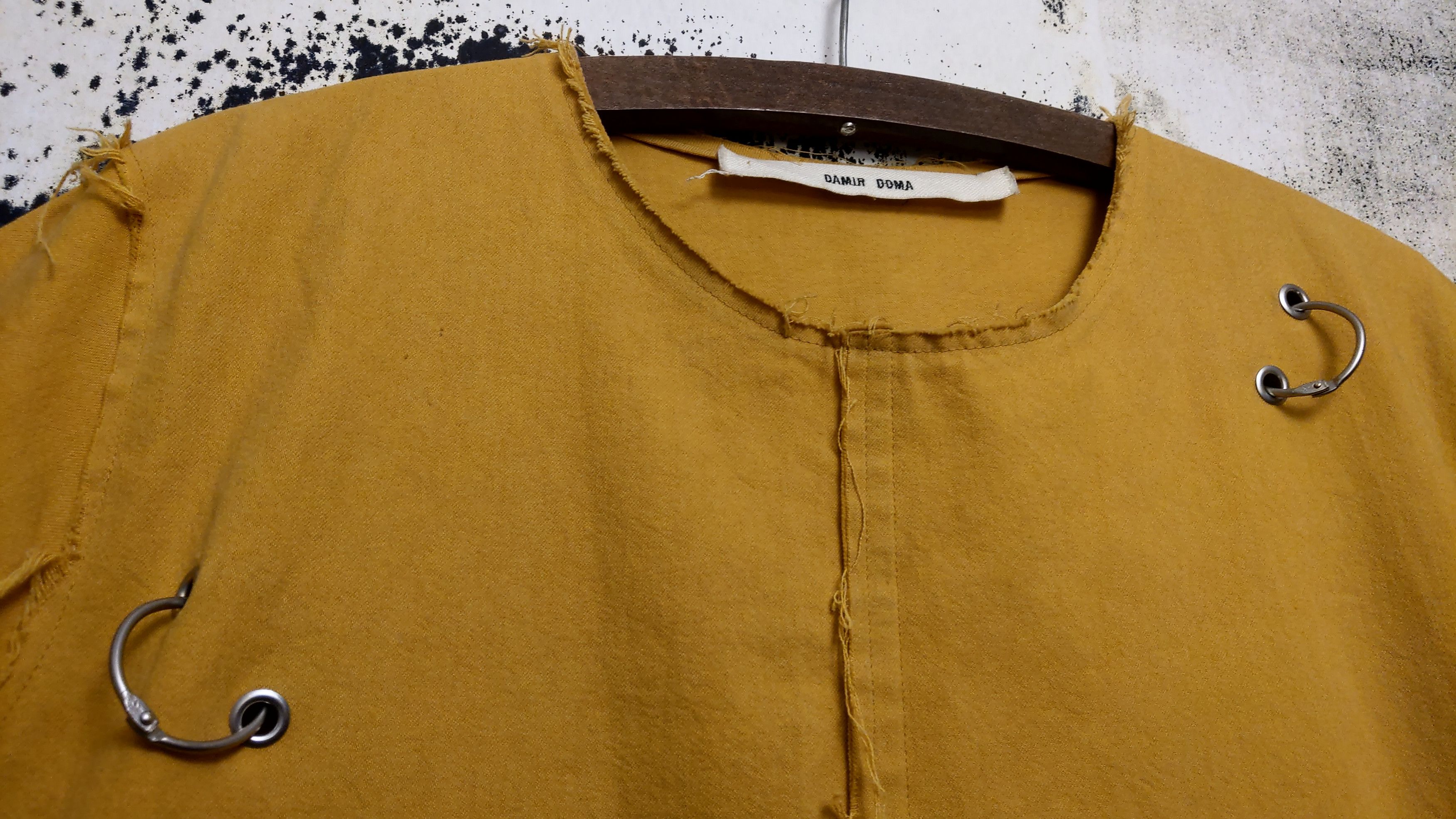Damir Doma Rare Pierced Shirt SS'17 Frayed Reworked Vest Goth y2k opium Size S / US 4 / IT 40 - 12 Thumbnail