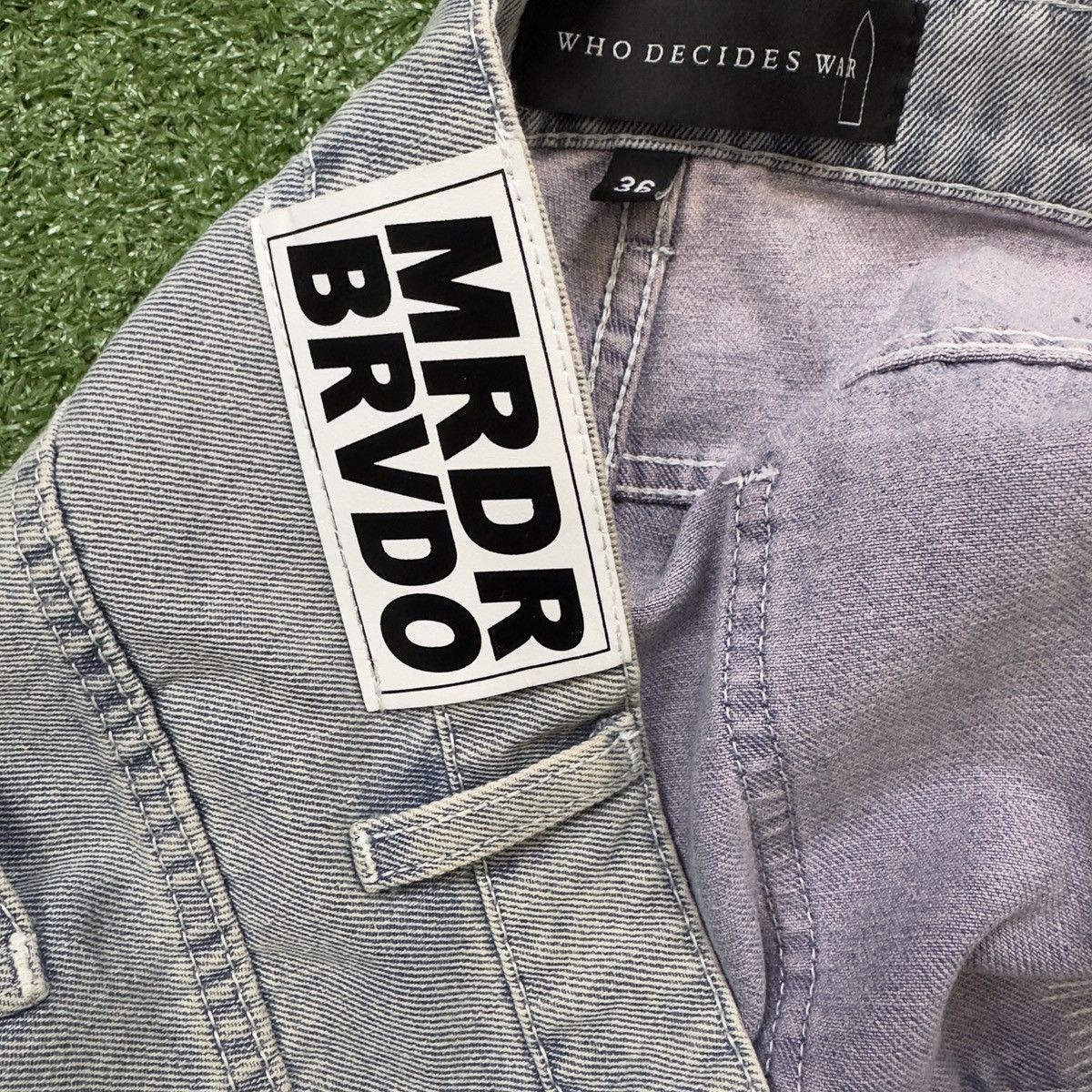 Who Decides War Who Decides War Ev Bravado Coliseum Fusion Denim Jeans 36x36 Size US 36 / EU 52 - 3 Thumbnail