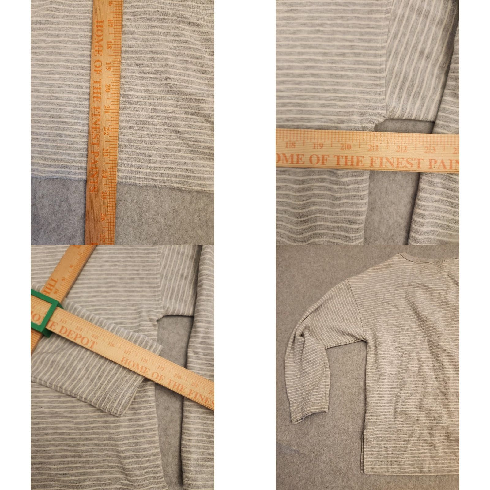 Vineyard Vines Vineyard Vines Sweater Womens Medium Gray Striped Crewneck Pullover Knit Lightweight All Seasons Crew Neck Long Sleeve Womens Medium Size M / US 6-8 / IT 42-44 - 8 Thumbnail