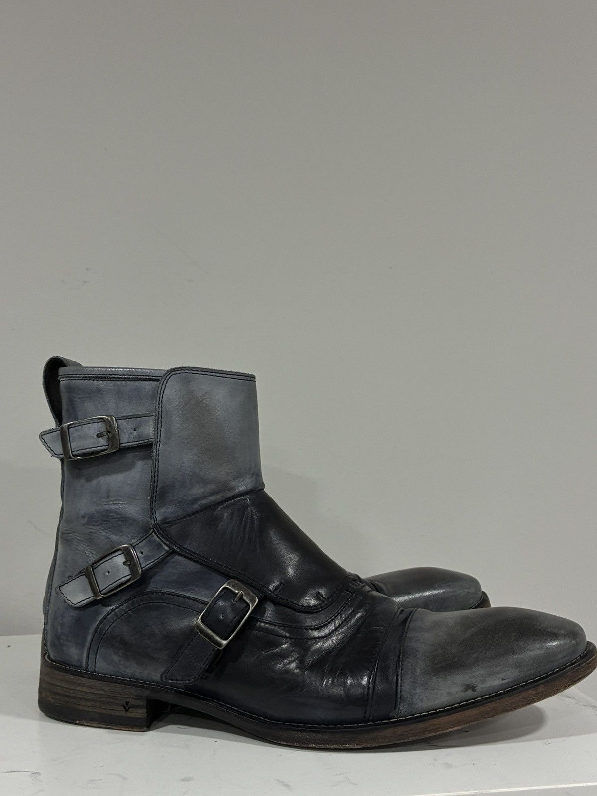 John Varvatos Fleetwood Triple Monk Boot Size 11 Size US 11 / EU 44 - 9 Thumbnail