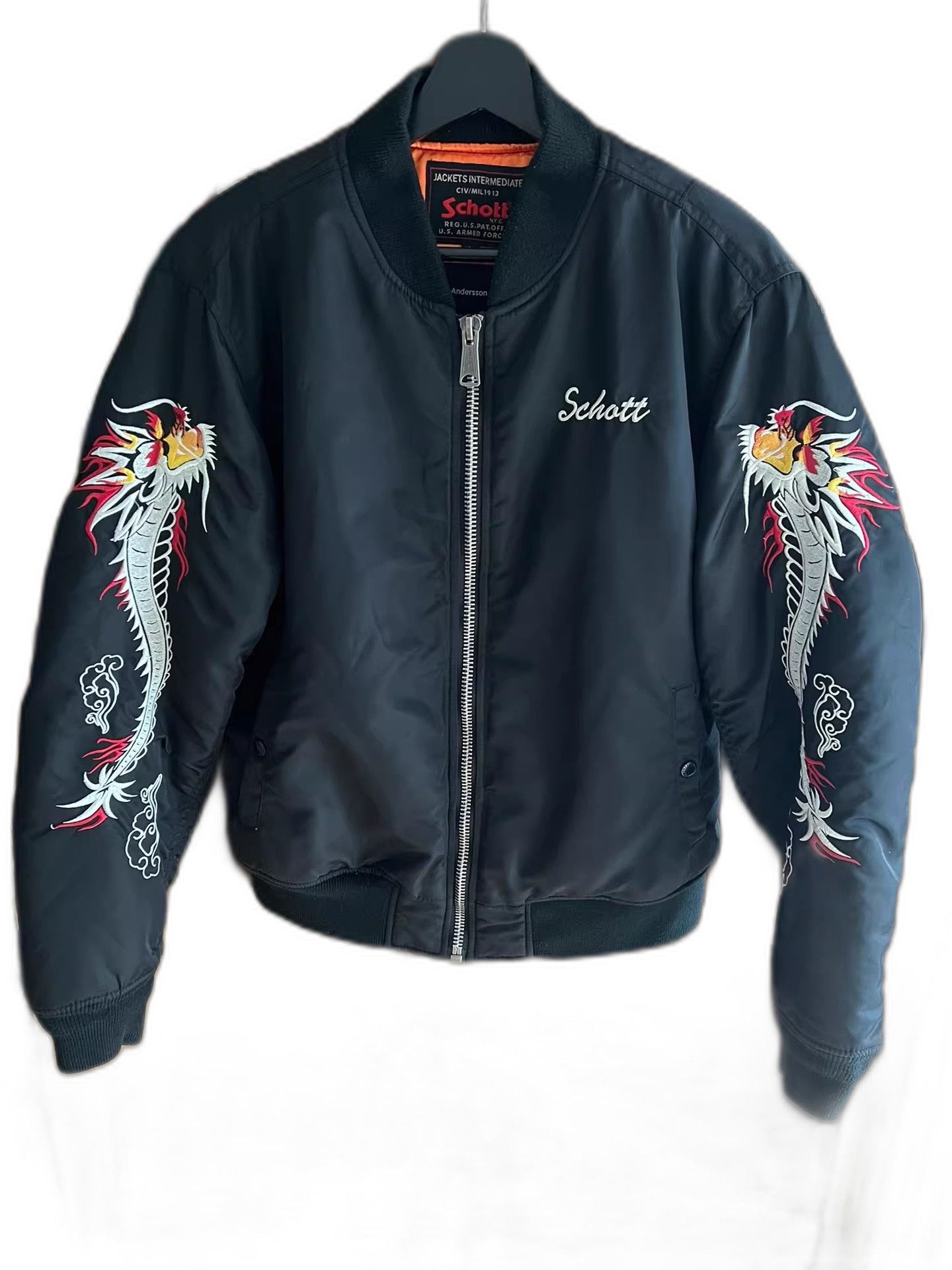 Schott Schott x Anderson Bell MA1 Jacket Size US L / EU 52-54 / 3 - 1 Thumbnail