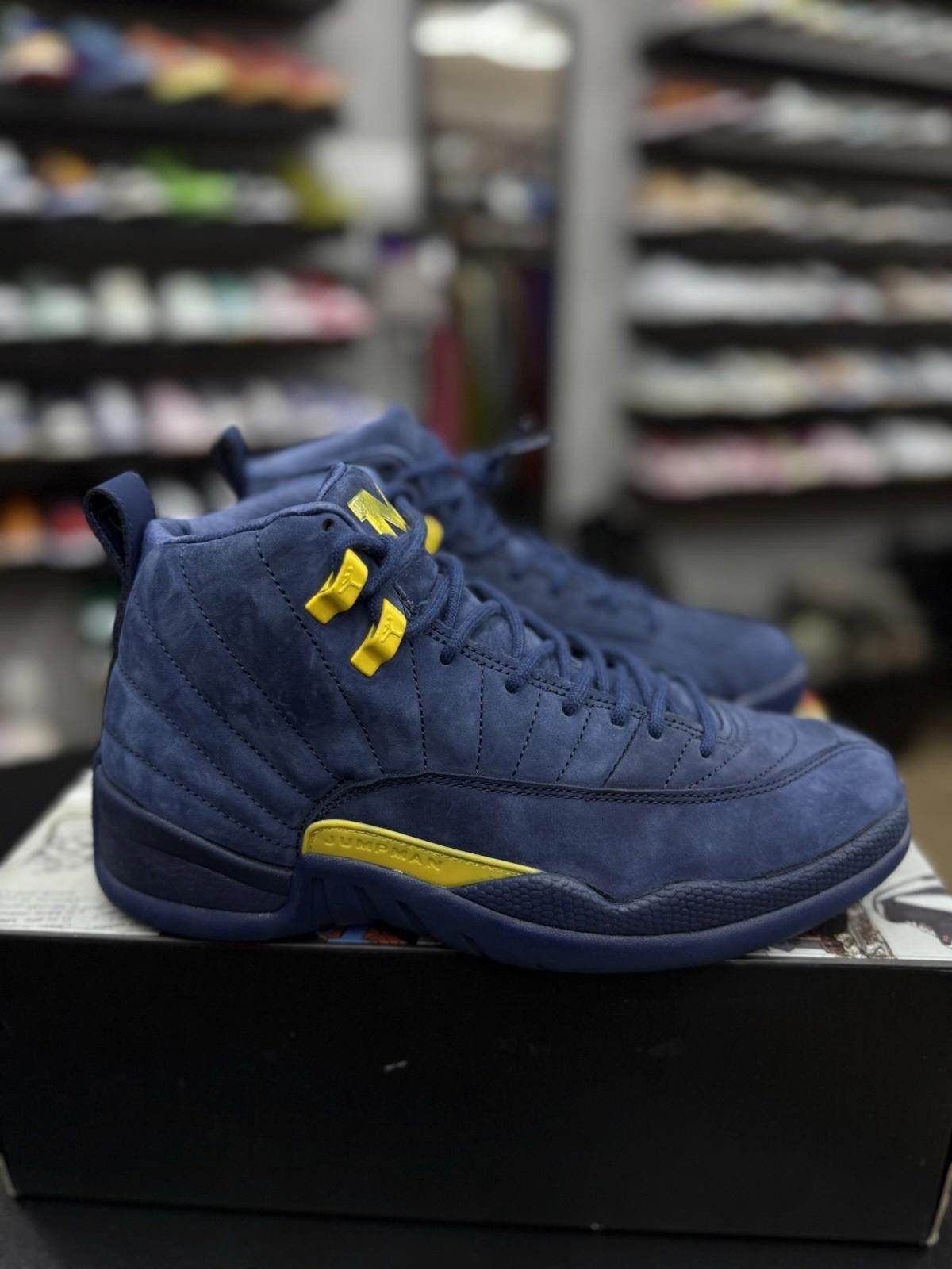 Nike Air Jordan 12 Retro Michigan BQ3180-407 Men's Size