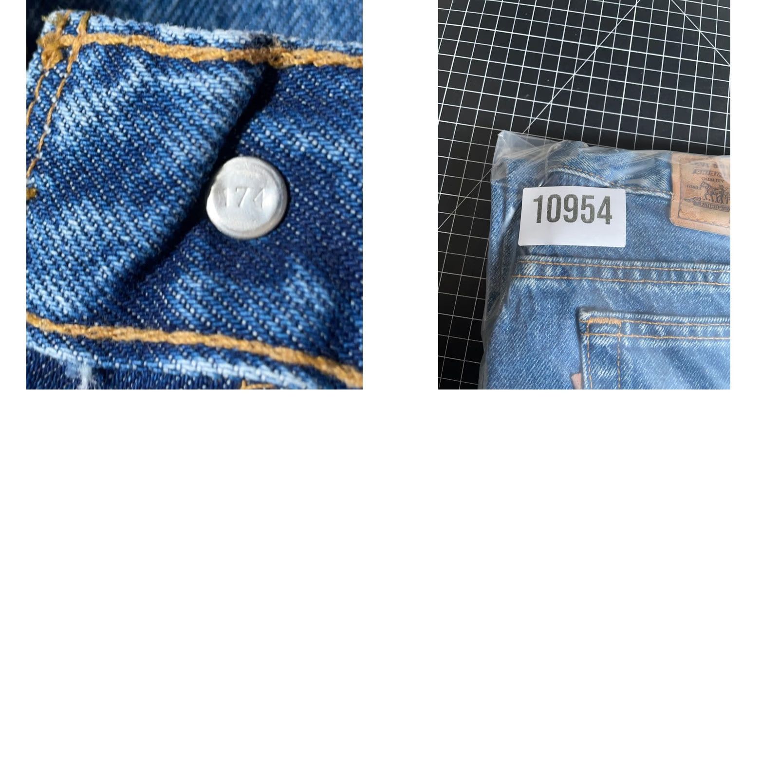 Levi's VINTAGE Levi's Jeans Loose Fit 34 x 32 Blue Denim Brown Tab 90s VTG Mens Straight Baggy 1999 Size US 34 / EU 50 - 10 Thumbnail