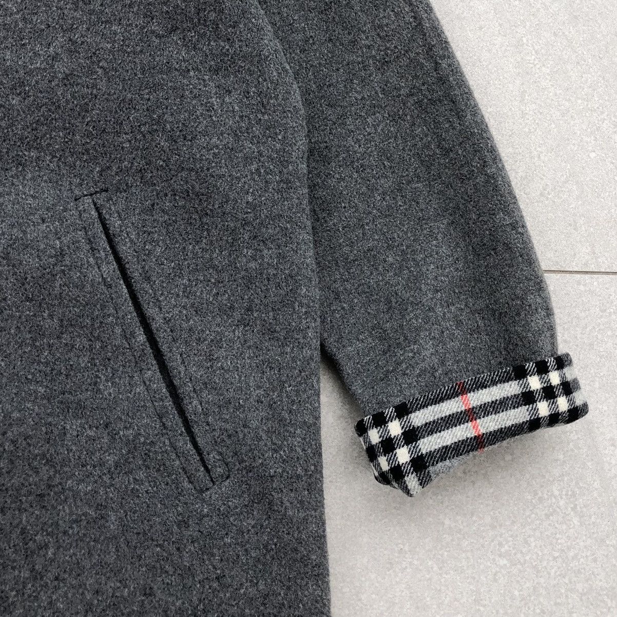 Burberry Prorsum Burberrys Prorsum Lined Novacheck Wool Trench Coat Size US M / EU 48-50 / 2 - 17 Thumbnail