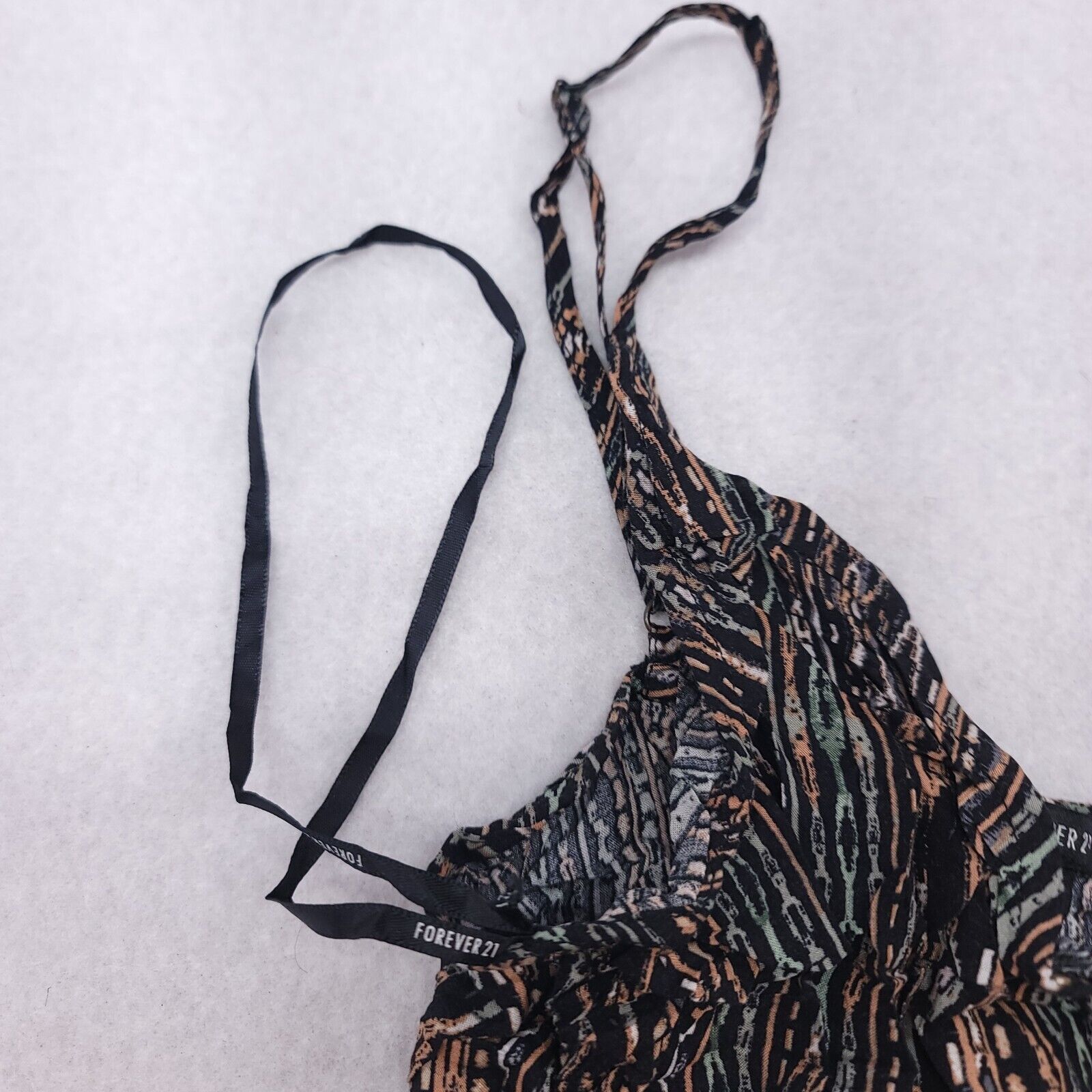 Forever 21 Forever 21 Casual One Piece Womens Size Small S Brown Green Size S / US 4 / IT 40 - 4 Thumbnail