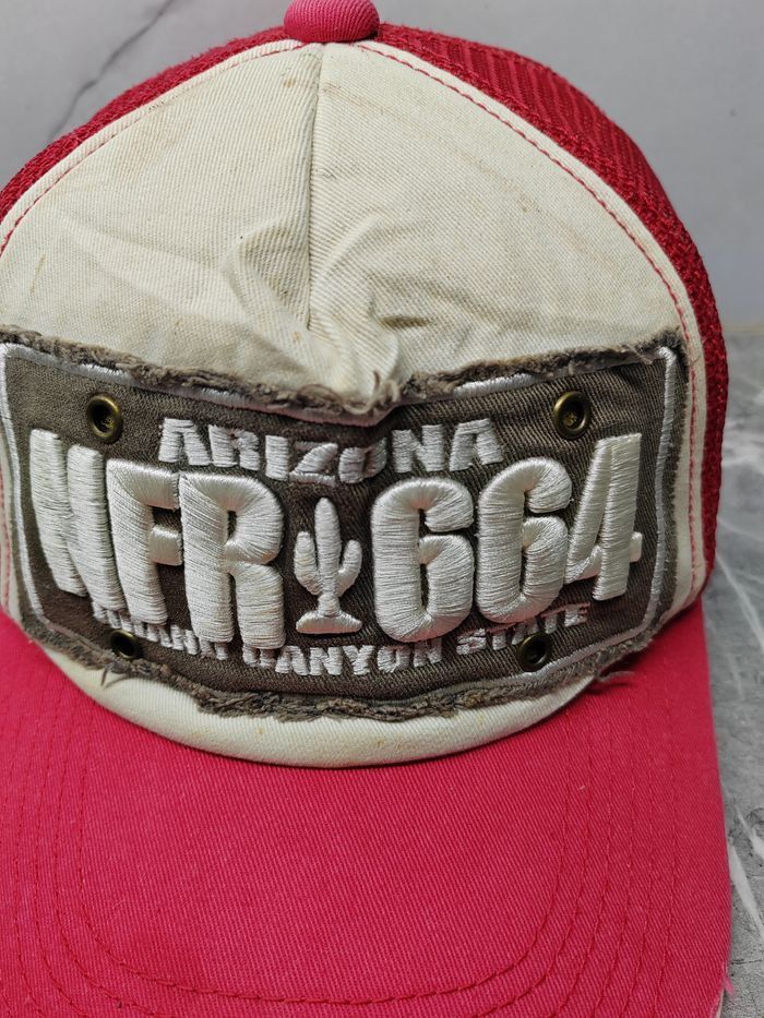 Japanese Brand Vintage Arizona NFR 664 Distressed Style Cap Hat Size ONE SIZE - 3 Thumbnail