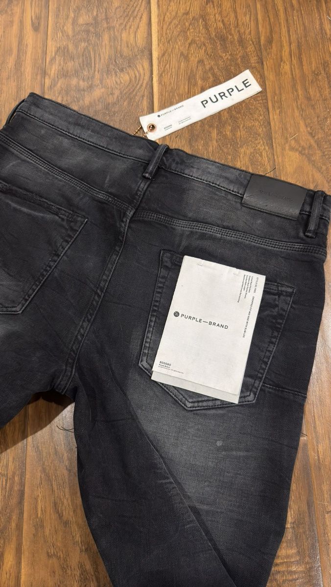 Purple Brand Purple Black Denim Jeans Size US 36 / EU 52 - 3 Thumbnail