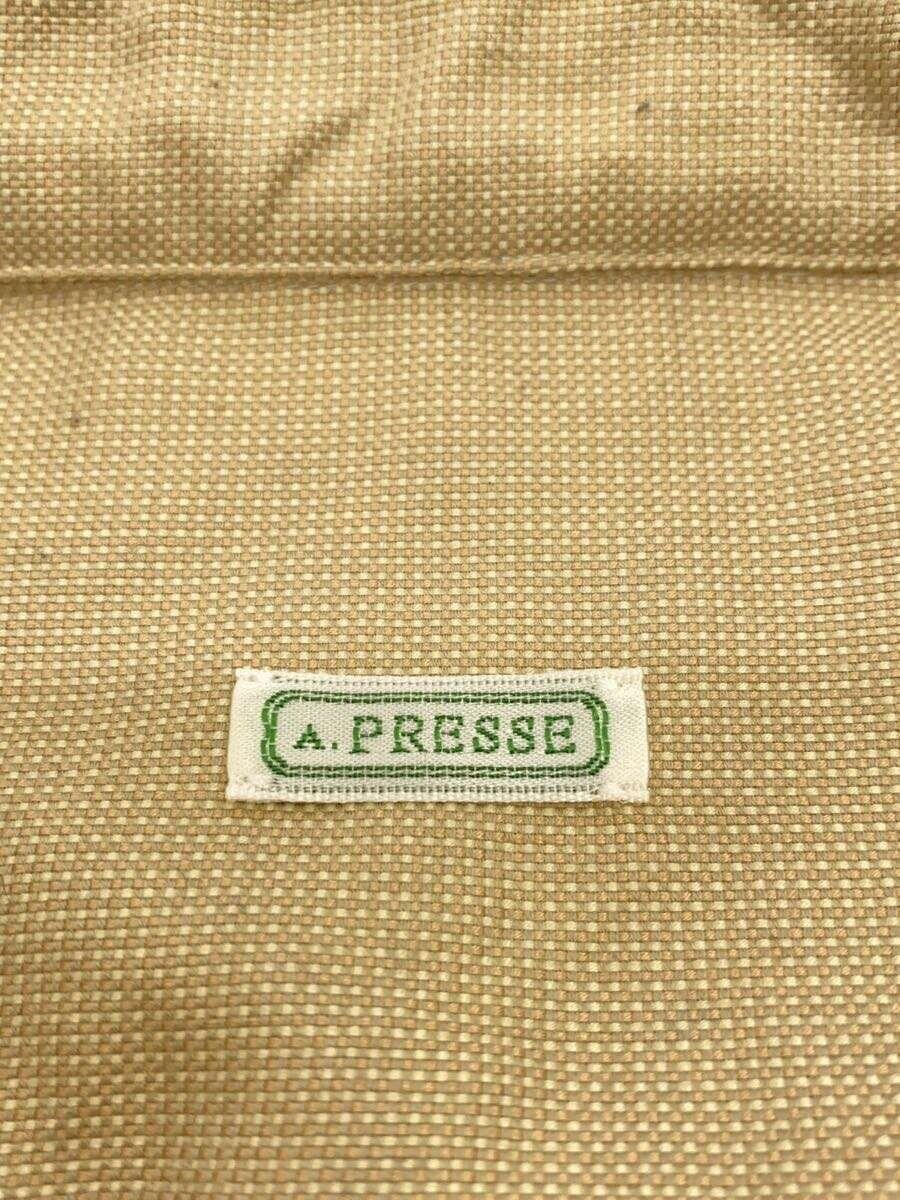 A.PRESSE Beige Cotton Long-sleeved Shirt Size US L / EU 52-54 / 3 - 3 Thumbnail