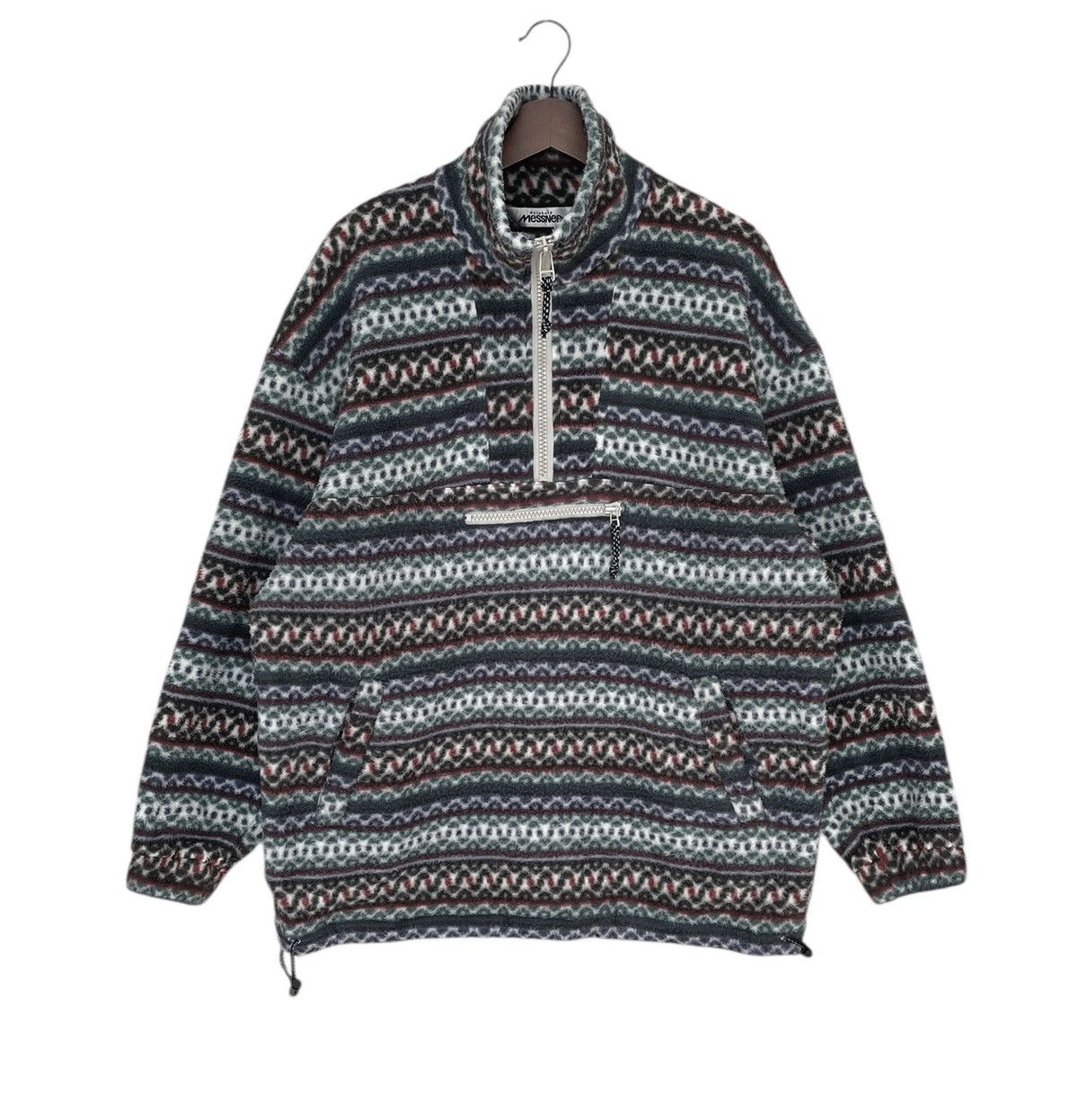 Vintage Vintage Brand Reinhold Messner Navajo Fleece 1990s Size US L / EU 52-54 / 3 - 1 Thumbnail