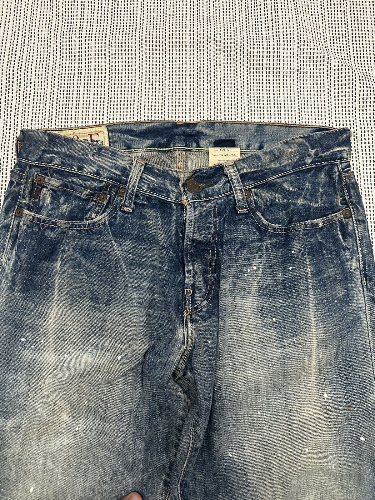 Abercrombie & Fitch 🔥Rare !!! ABERCROMBIE&FITCH DISTRESSED JEANS Size US 32 / EU 48 - 4 Thumbnail