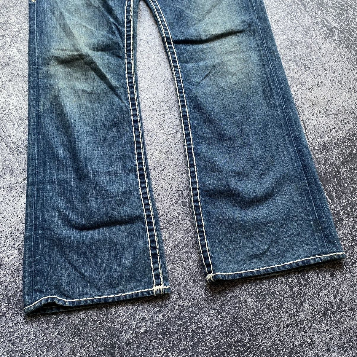 True Religion Flared🔥 TRUE RELIGION Vintage Denim Jeans Pants Size US 34 / EU 50 - 3 Thumbnail