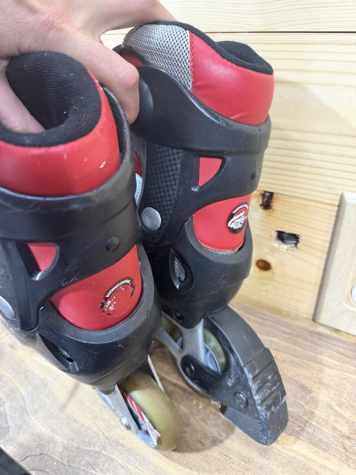 Designer Mongoose Kids Size 5-8 Adjustable Inline Skates Rollerblade Size ONE SIZE - 4 Thumbnail