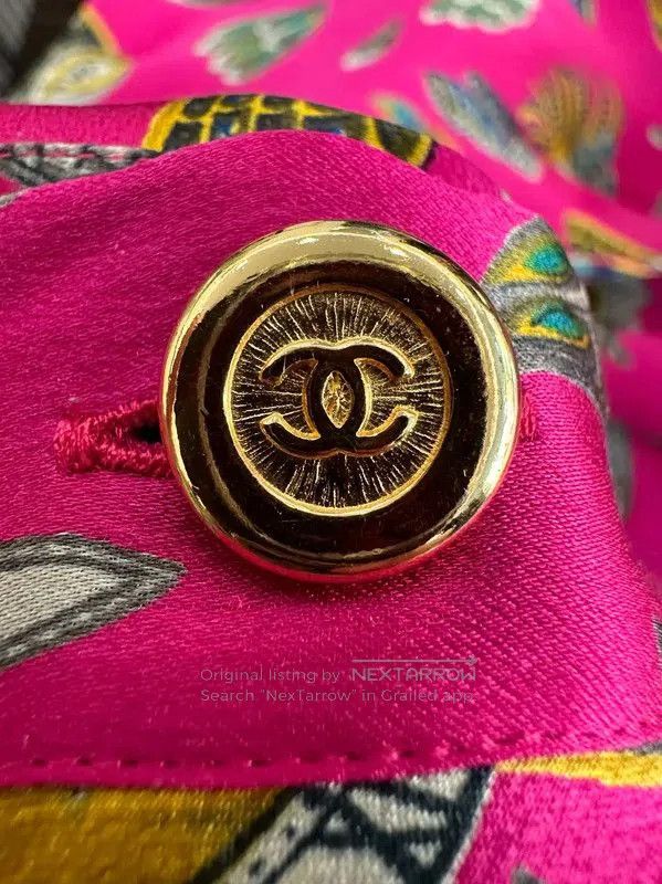 Chanel Chanel Pink Silk Women's Shirt . Size M / US 6-8 / IT 42-44 - 5 Thumbnail