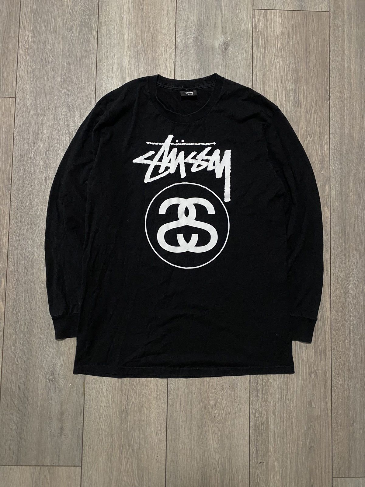 Stussy Vintage Stussy Long Sleeve T-shirt Black Big Logo Mexico Y2K Size US M / EU 48-50 / 2 - 1 Thumbnail