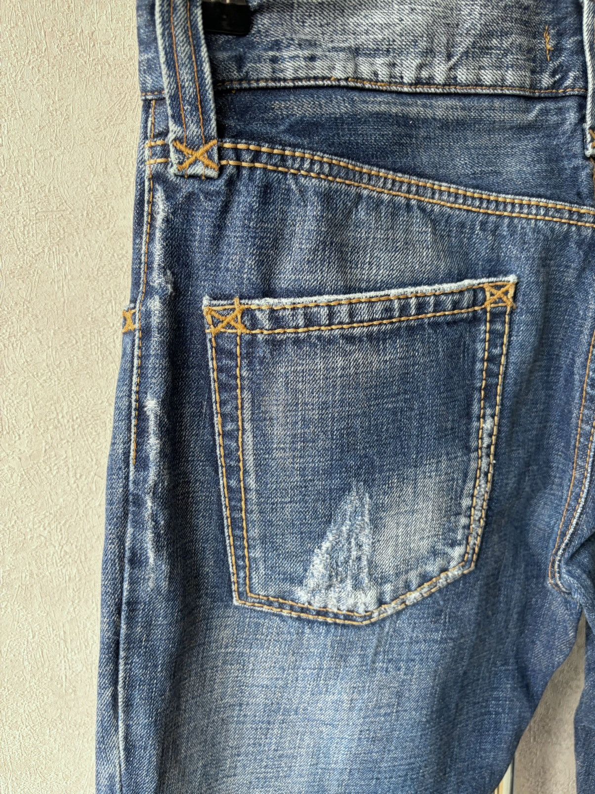 Dolce & Gabbana Dolce & Gabbana Logo Distressed Washed Denim Jeans Y2K 90s Size US 34 / EU 50 - 5 Thumbnail