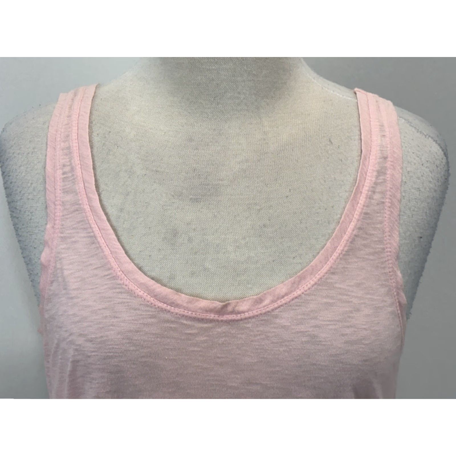 Vintage Vintage Fresh Produce Women's Tank Top Sz Medium Pink Cotton Scoop Neck USA 90s Sleeveless Size M / US 6-8 / IT 42-44 - 5 Thumbnail