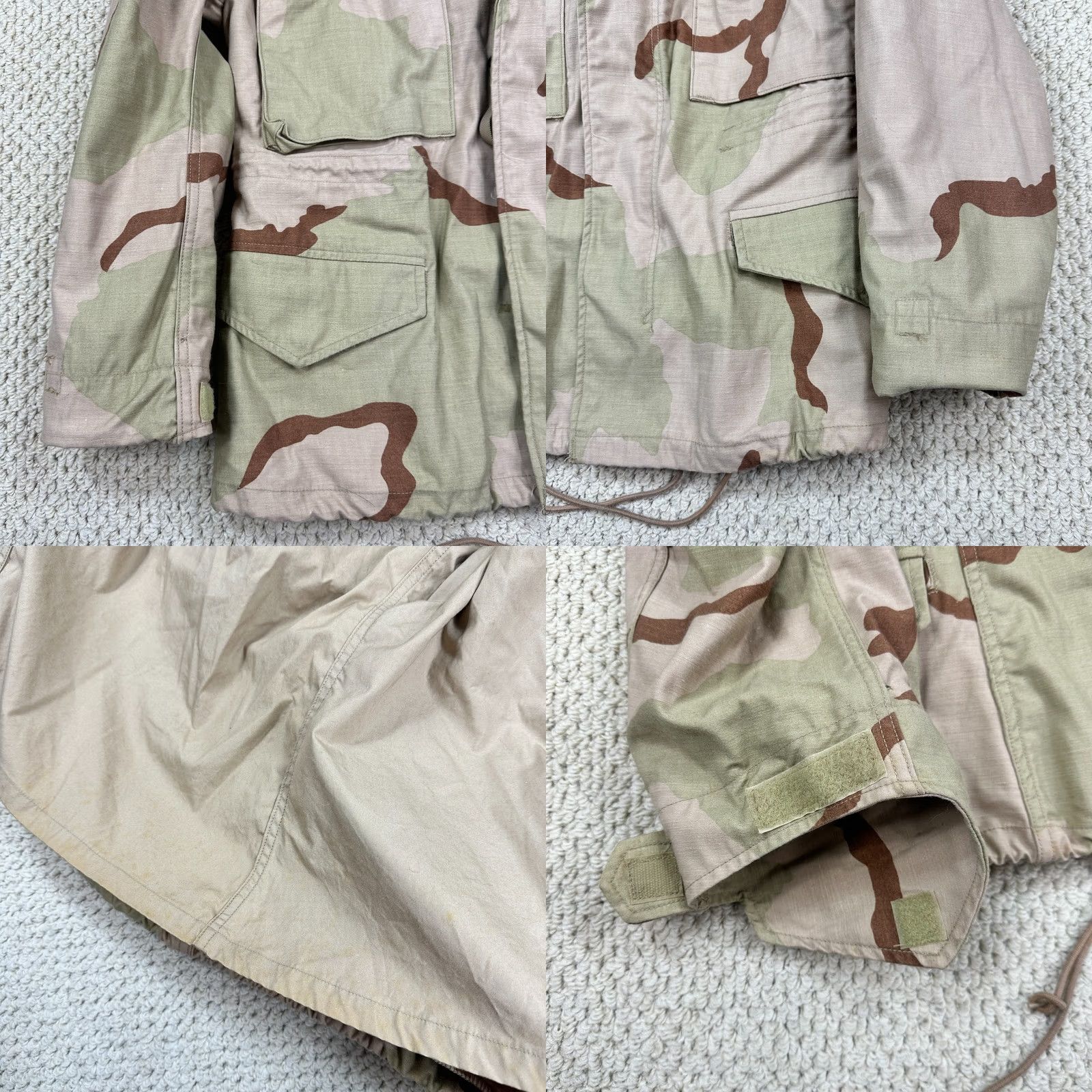 Vintage VINTAGE Isratex M65 Jacket Mens XS X-Short Desert Camo Cold Weather Field Coat 90s Size US XS / EU 42 / 0 - 9 Thumbnail