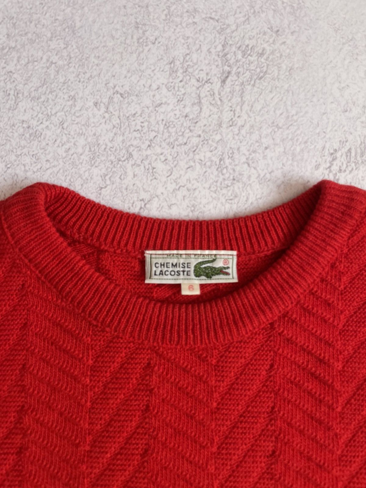 Lacoste Vintage Sweater Chemise Lacoste Small Logo Size US XL / EU 56 / 4 - 5 Thumbnail