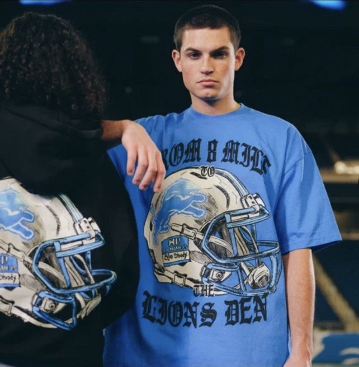 Eminem Eminem x Detroit Lions Capsule Helmet T-Shirt Men’s M New Size US M / EU 48-50 / 2 - 1 Thumbnail