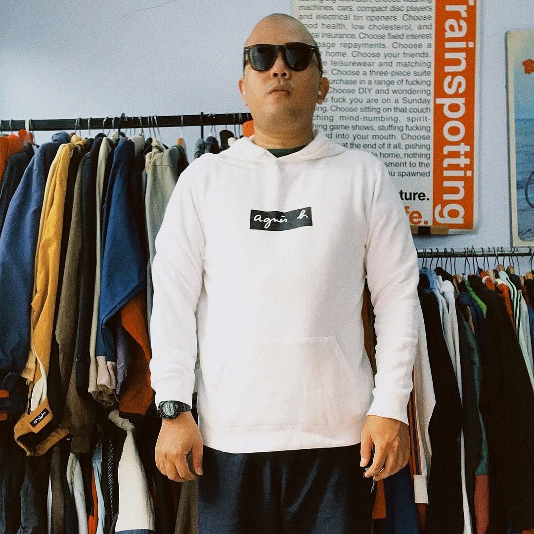 ADAM ET ROPE × Japanese Brand × agnes b. Vintage Agnes B Homme x adam et rope White Hoodie Jacket box Size US M / EU 48-50 / 2 - 18 Thumbnail