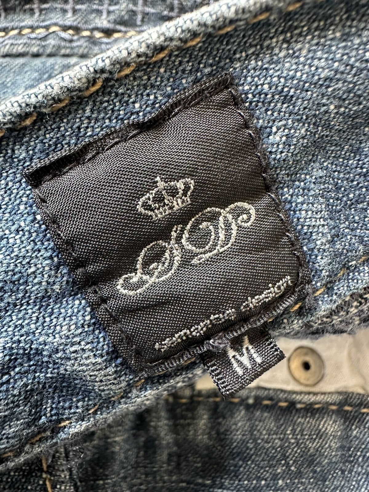 semanticdesign 2013FW Semanticdesign - jrock sashiko skull jeans Size US 32 / EU 48 - 22 Thumbnail
