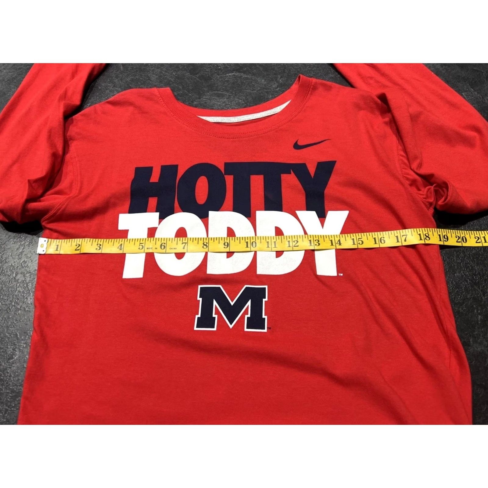 Nike Nike Long Sleeve T-Shirt Hottie Toddy Ole Miss Red L Women Activewear Shirt (Regular) Size L / US 10 / IT 46 - 6 Thumbnail