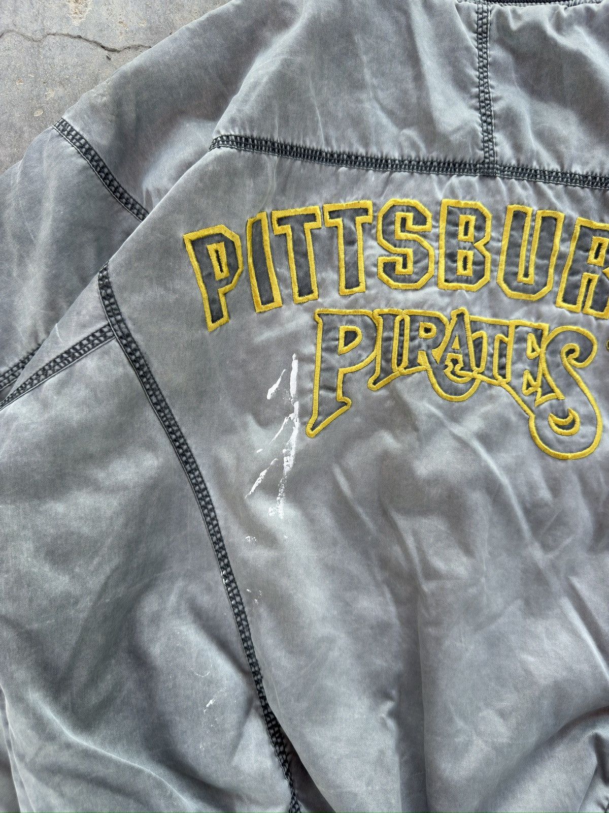 MLB × Vintage Vintage 1990s Pirates Pittsburgh MLB Jacket Size US L / EU 52-54 / 3 - 3 Thumbnail