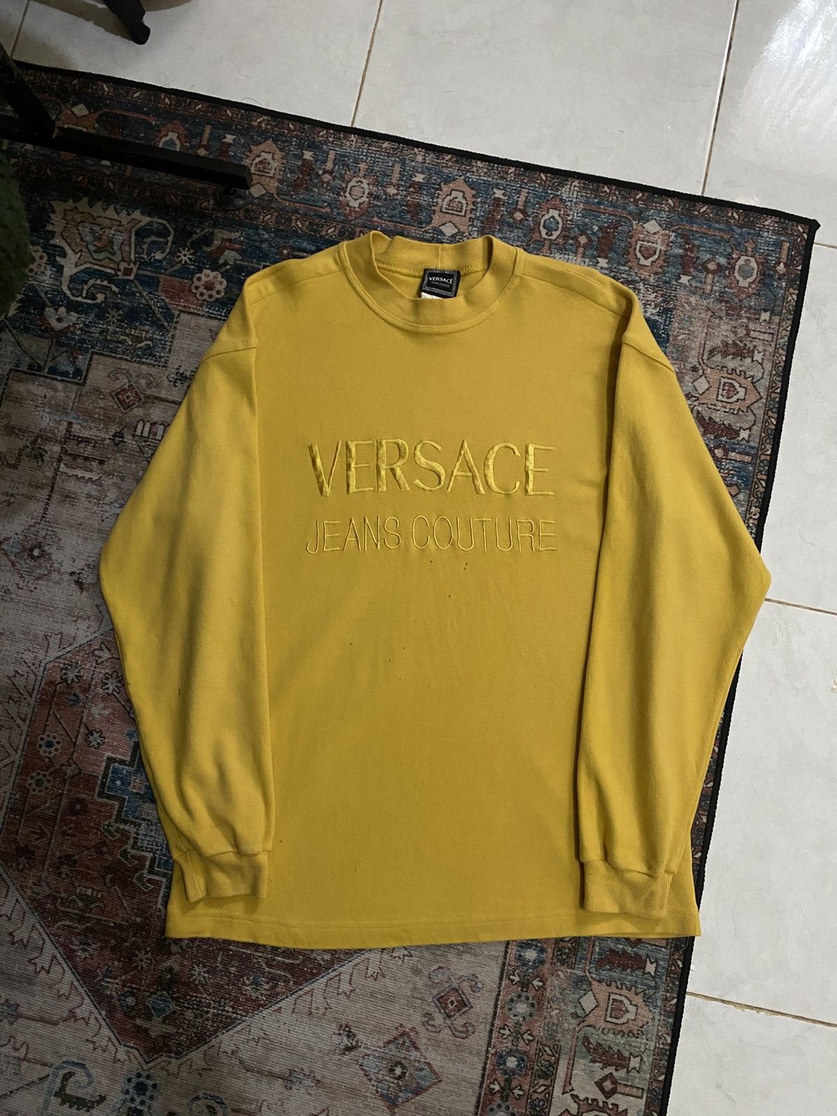 Versace Vintage Versace Jeans Couture longsleeve t shirt Size US L / EU 52-54 / 3 - 1 Thumbnail