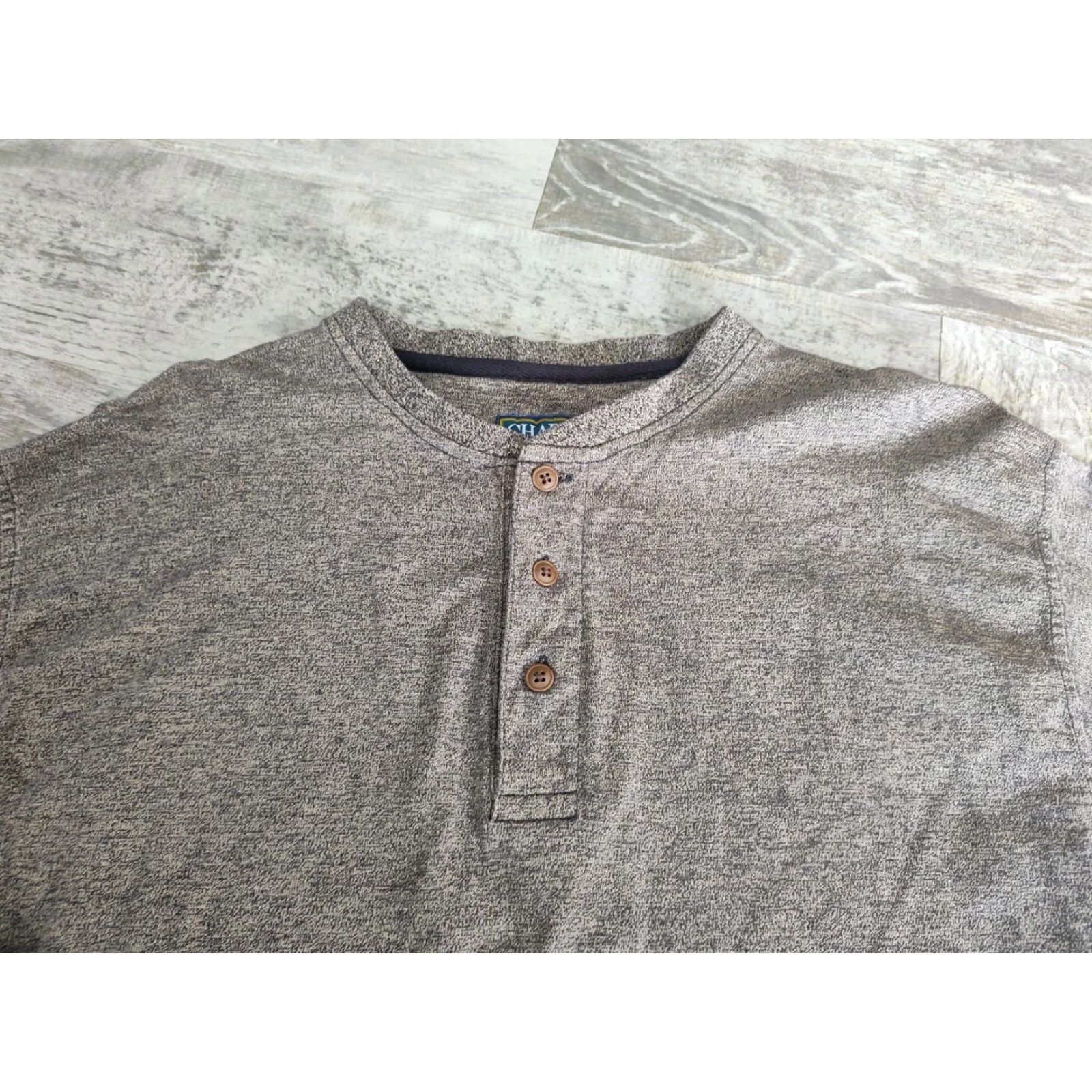 Ralph Lauren VINTAGE Ralph Lauren Men's Shirt XL Long Sleeve Henley Gray T-Shirt 90s Classic Size US XL / EU 56 / 4 - 7 Thumbnail