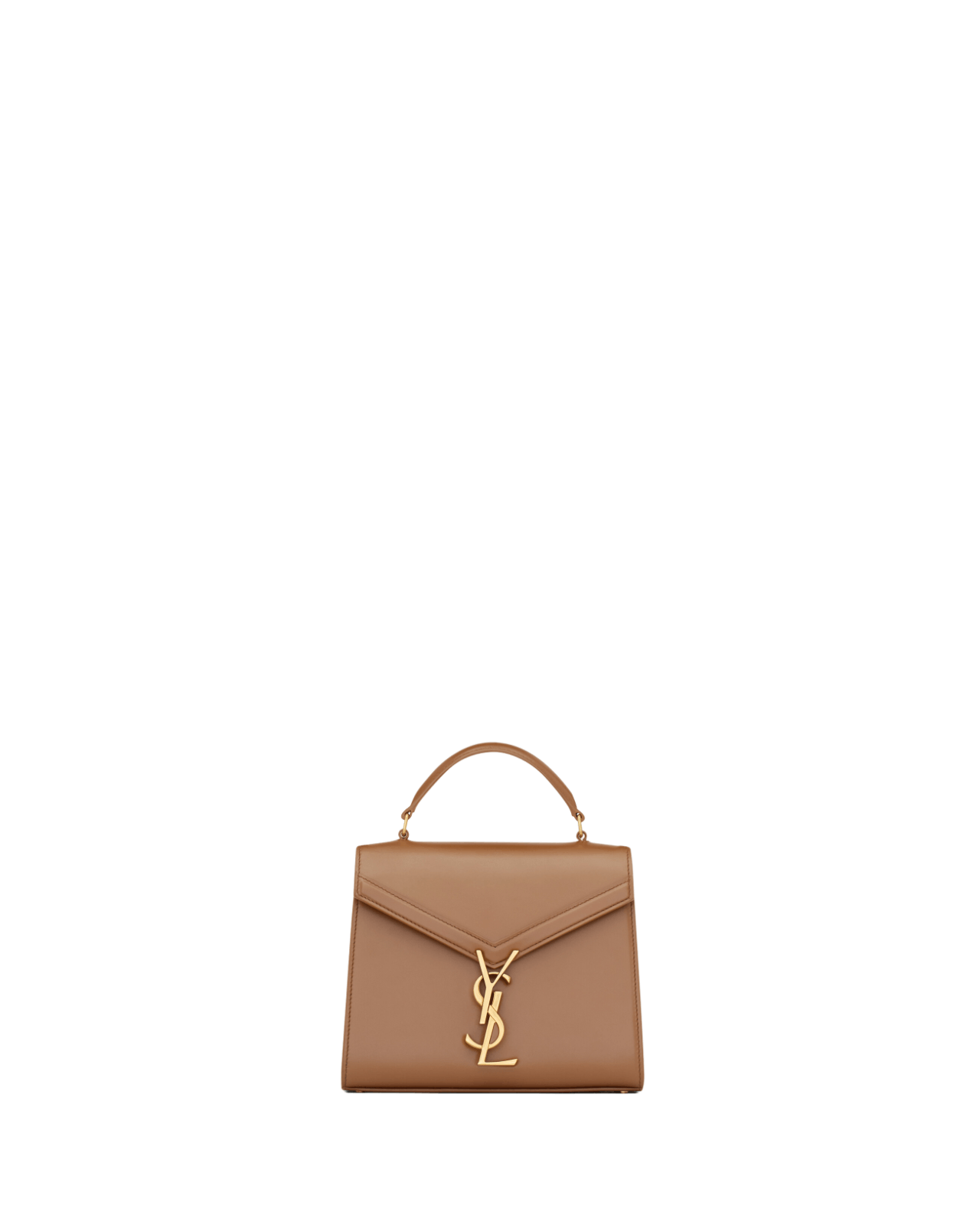 YSL Cassandra Box Mini Fox Leather Top Handle