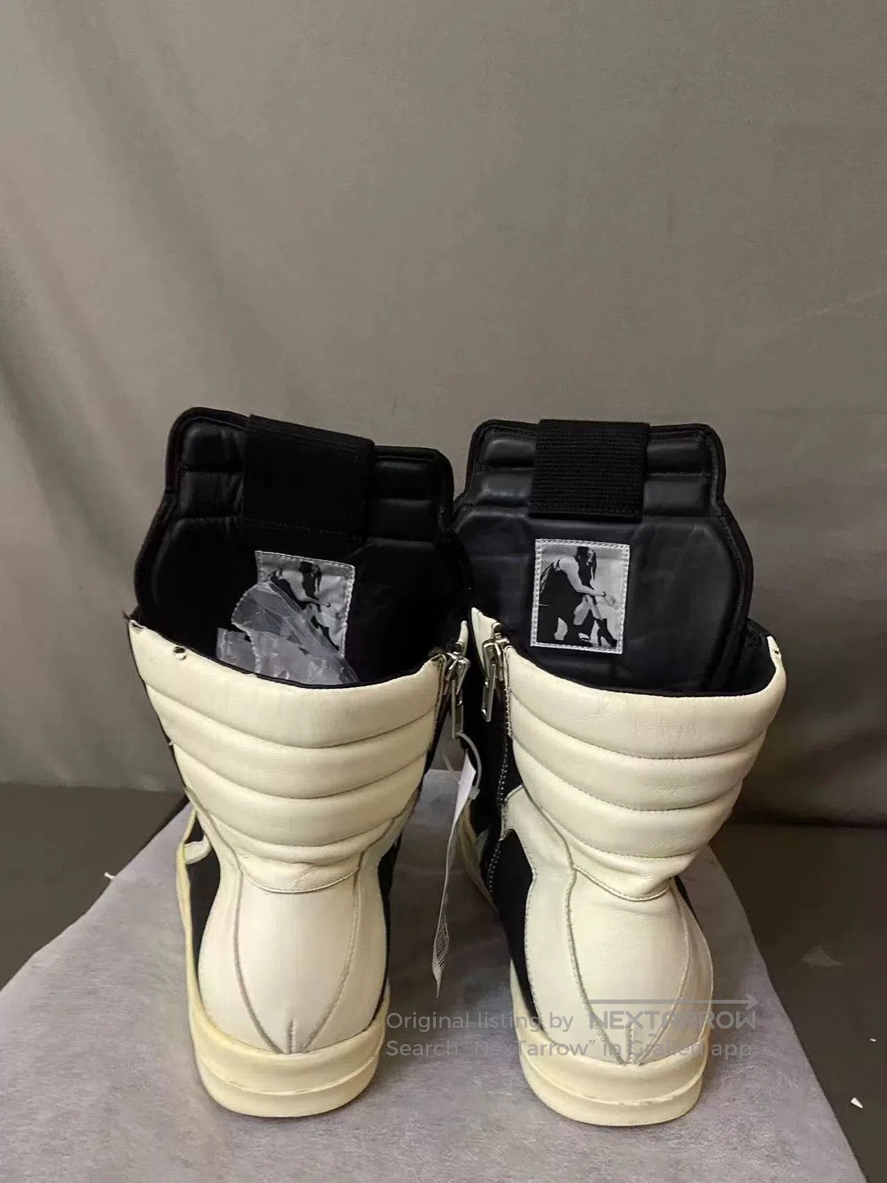 Rick Owens Rick Owens Black Leather Sneakers. Size US 10.5 / EU 43-44 - 3 Thumbnail