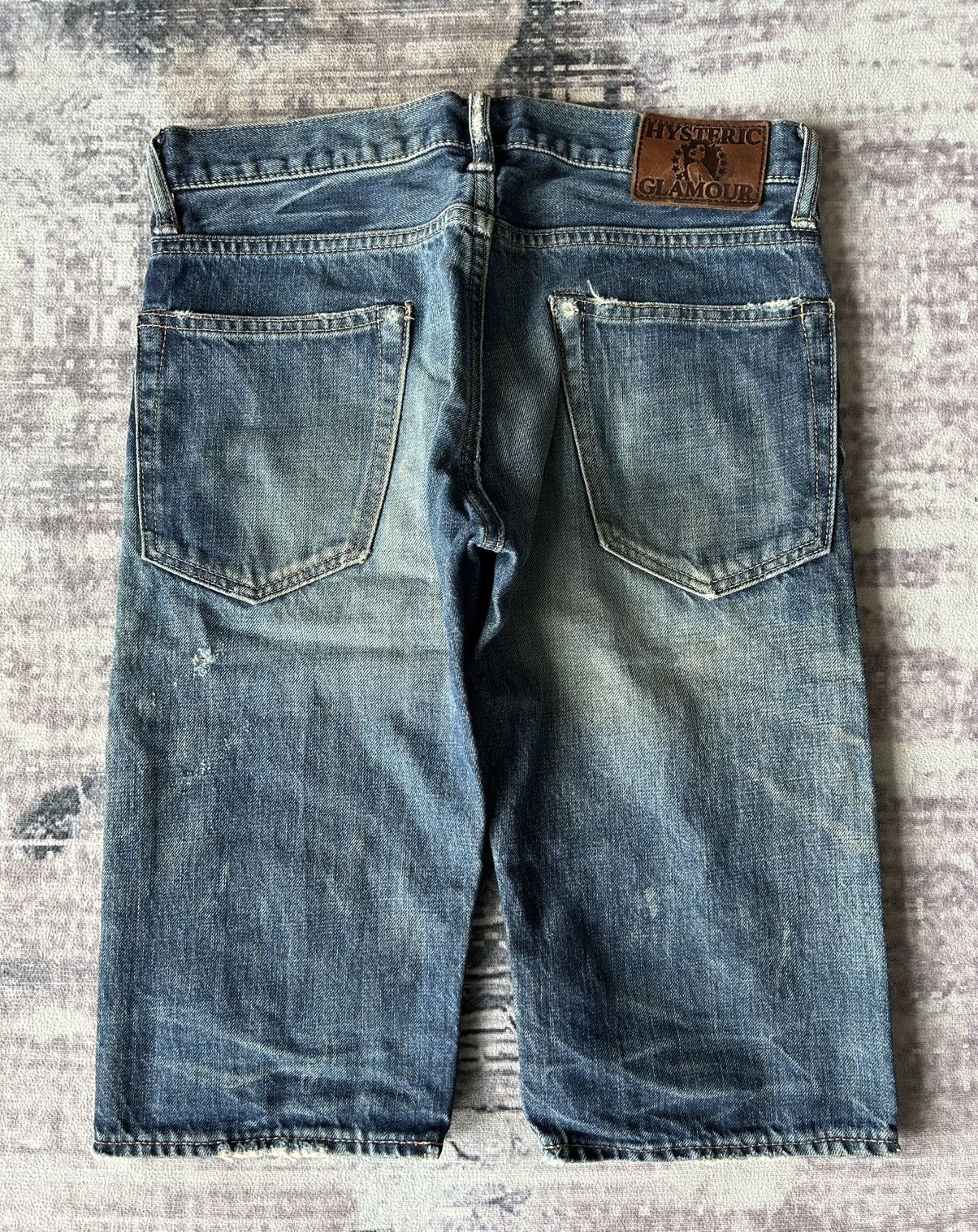 Hysteric Glamour Hysteric Glamour Scab Distressed Jeans. S017
