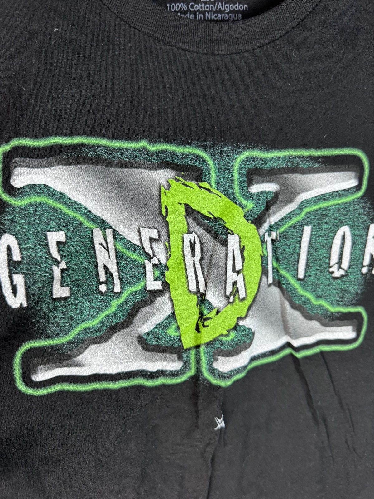 Vintage WWF D-Generation X DX T-Shirt 1998 Defy Authority Size US L / EU 52-54 / 3 - 4 Thumbnail