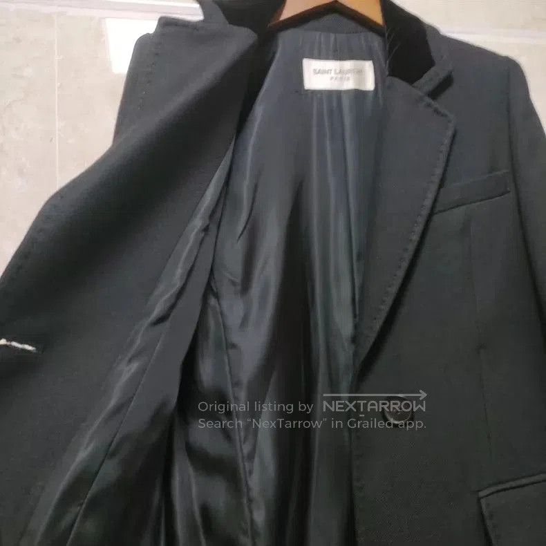 Saint Laurent Paris Saint Laurent 2014FW Le Smoking Wool Coat. Size US L / EU 52-54 / 3 - 3 Thumbnail