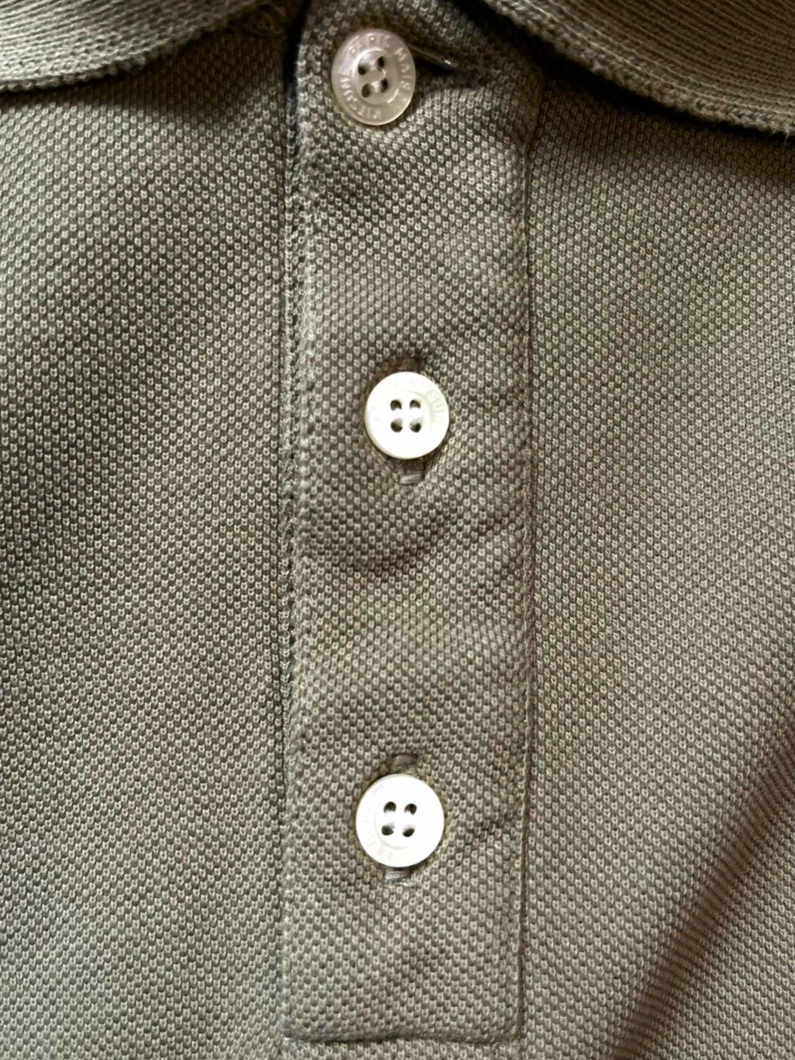 Maison Kitsune Maison Kitsuné Polo Brown Beige Double Fox Logo Vintage Size US S / EU 44-46 / 1 - 4 Thumbnail