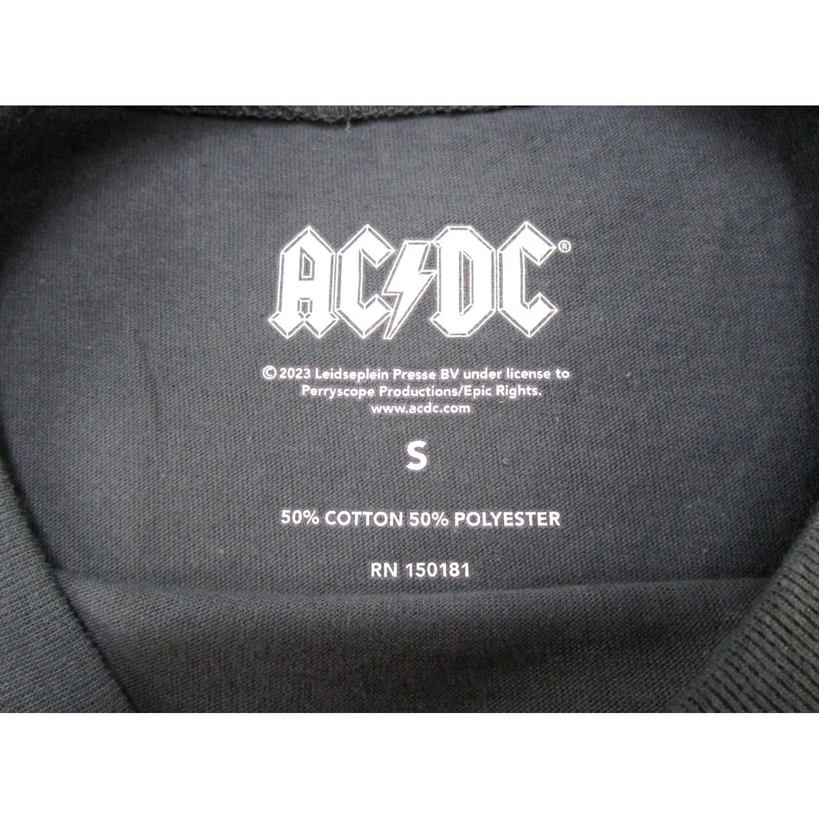 Vintage Greyson ACDC Band Music T-Shirt Women S Short Sleeve Cotton Gray/Grayson Size S / US 4 / IT 40 - 3 Thumbnail