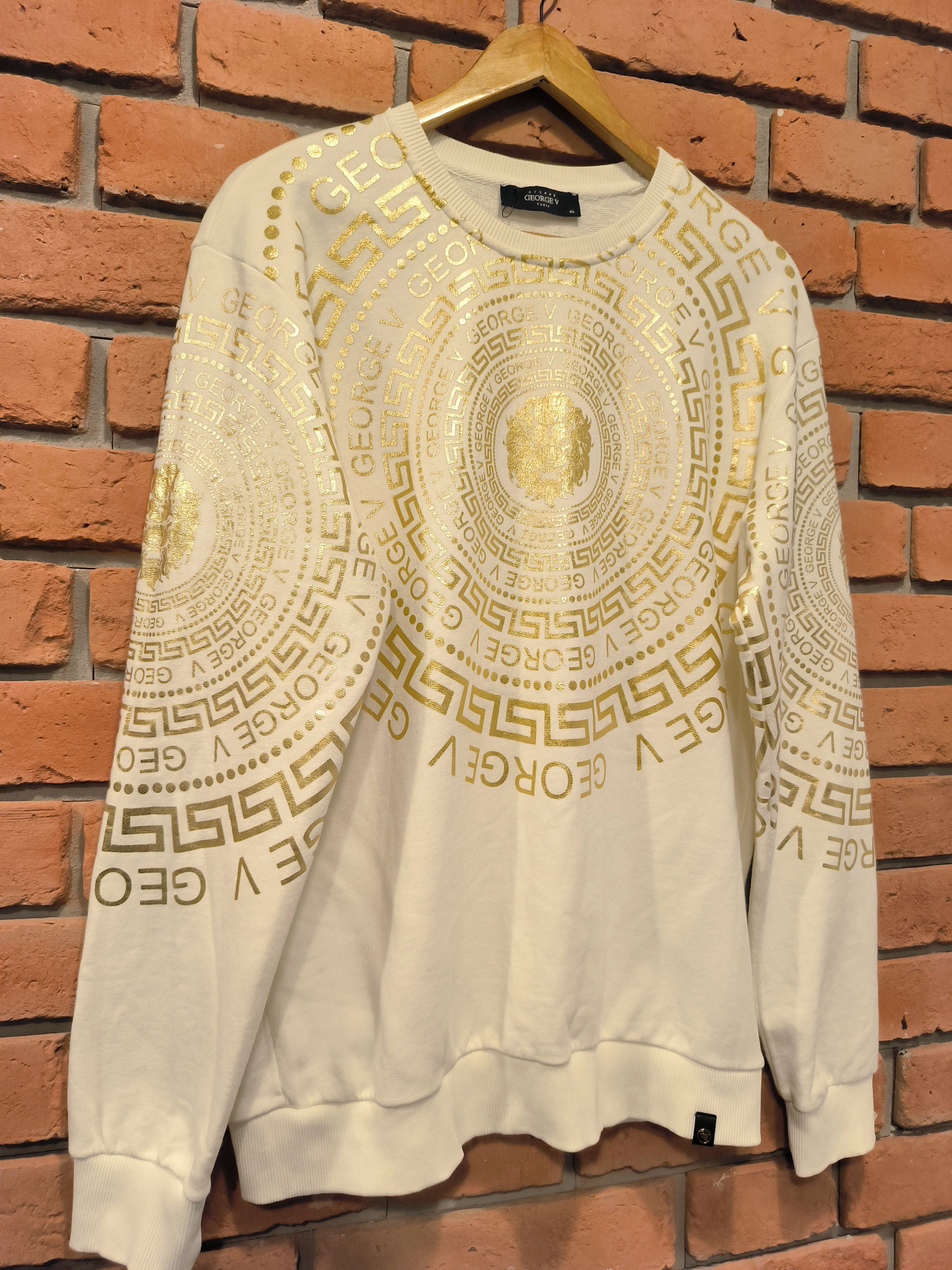 Other Avenue George V Paris Print Logo Crewneck Sweatshirt Size US XL / EU 56 / 4 - 4 Thumbnail