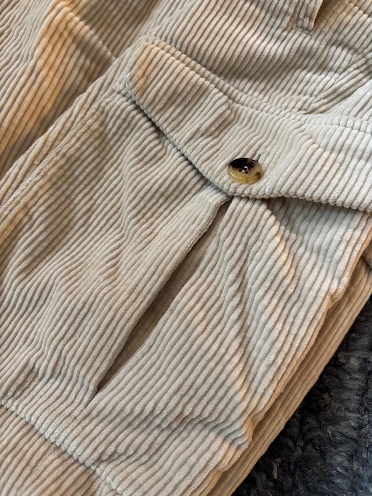 Brunello Cucinelli Brunello Cucinelli Ivory Corduroy Cargo Pants Leisure Fit Size US 34 / EU 50 - 7 Thumbnail