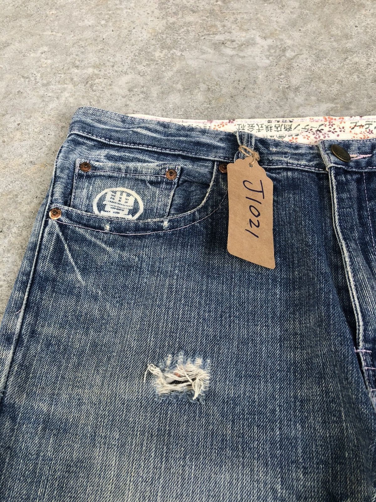 Japanese Brand Japanese Buden Skeleton Distressed Jeans Size US 34 / EU 50 - 14 Thumbnail