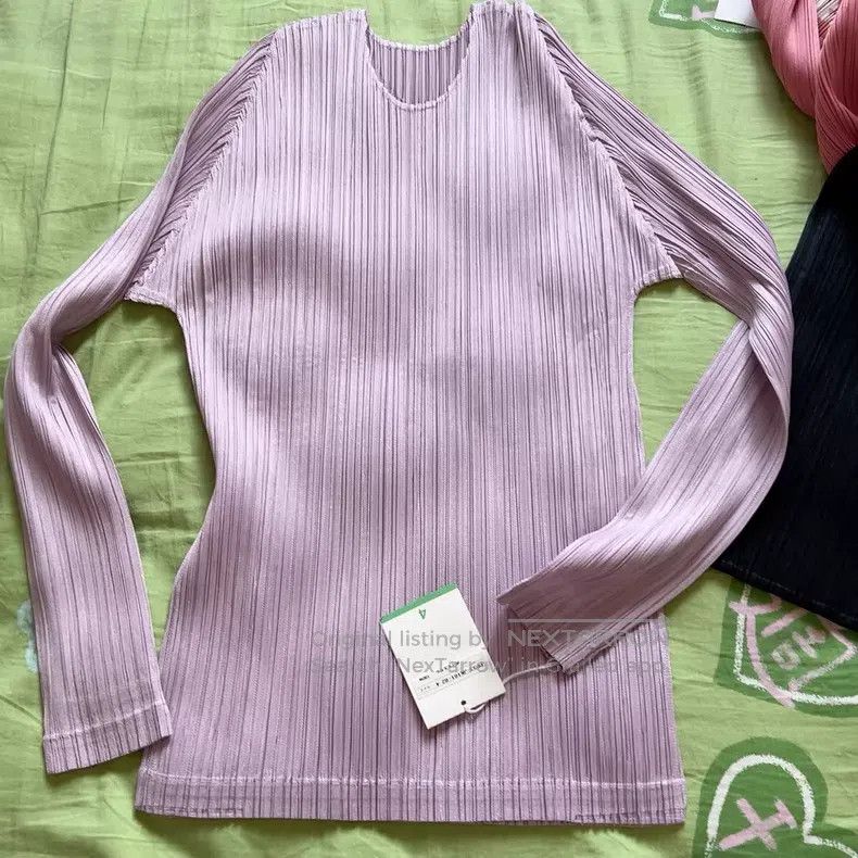 Issey Miyake Issey Miyake Purple Long Sleeve Size XL / US 12-14 / IT 48-50 - 1 Thumbnail