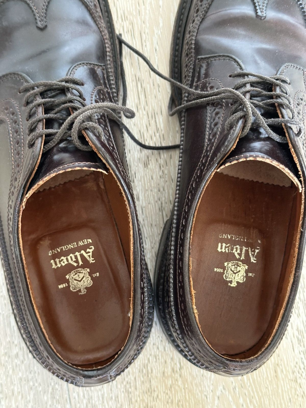 Alden Color 8 Shell Cordovan Long Wing