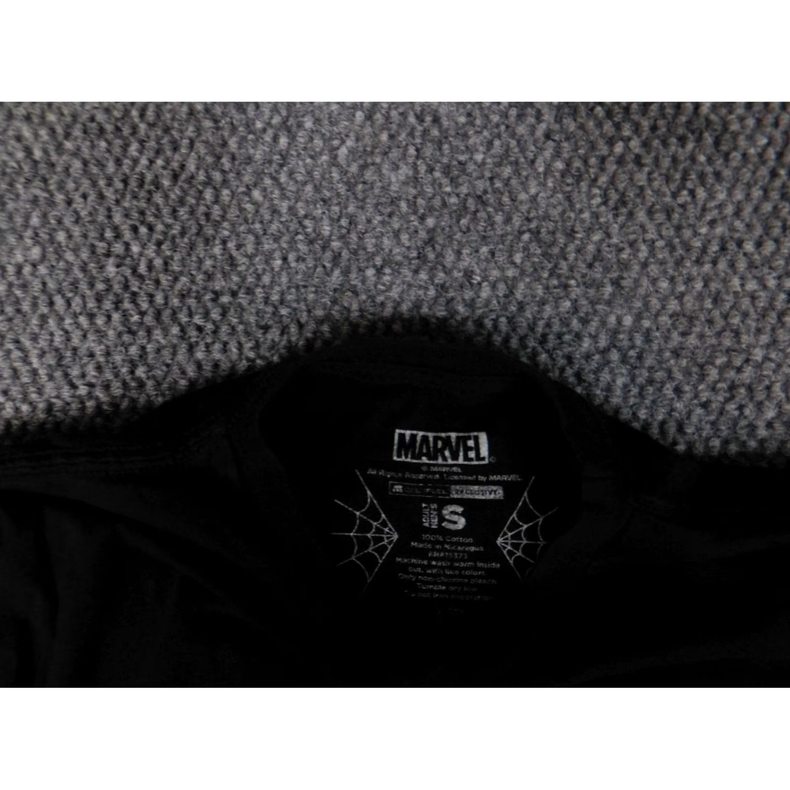 Vintage Spiderman Marvel Shirt Short Sleeve Crew Neck Black Logo Graphic Men S Shirt Size US S / EU 44-46 / 1 - 5 Thumbnail