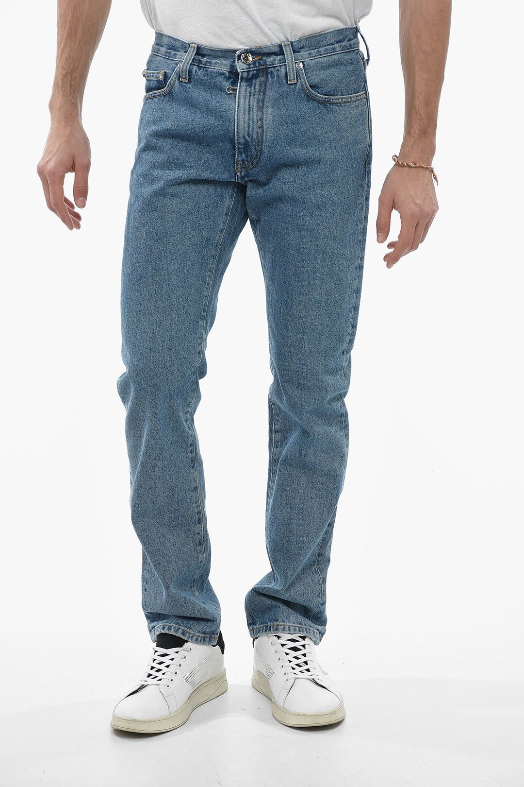 image of Off White Og1Mm0424 5 Pocket Denim In Blue, Men's (Size 31)