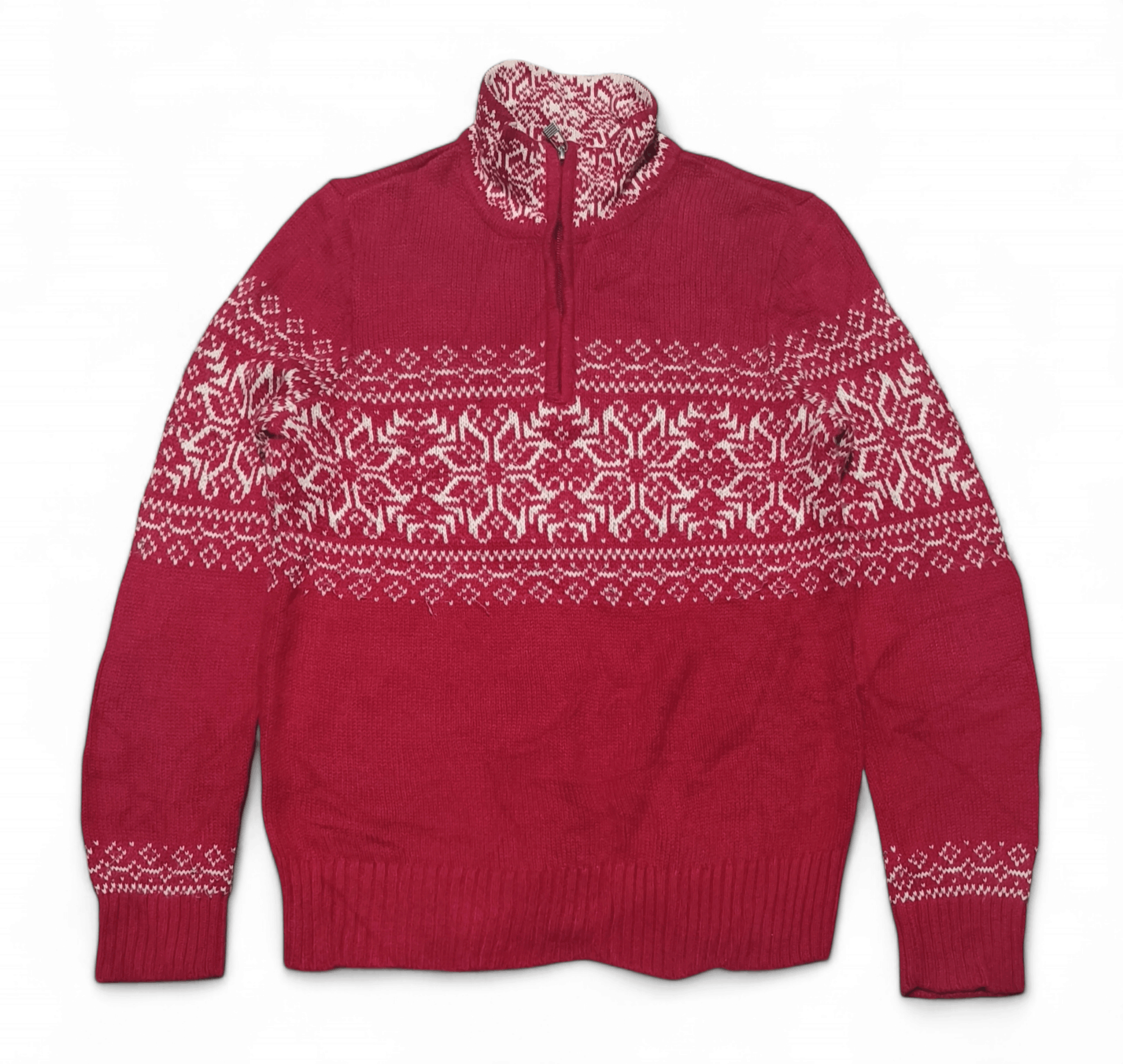Other CHRISTOPHER & BANKS Ethnic Striped Motif Knit Cotton Sweater Size US S / EU 44-46 / 1 - 2 Thumbnail